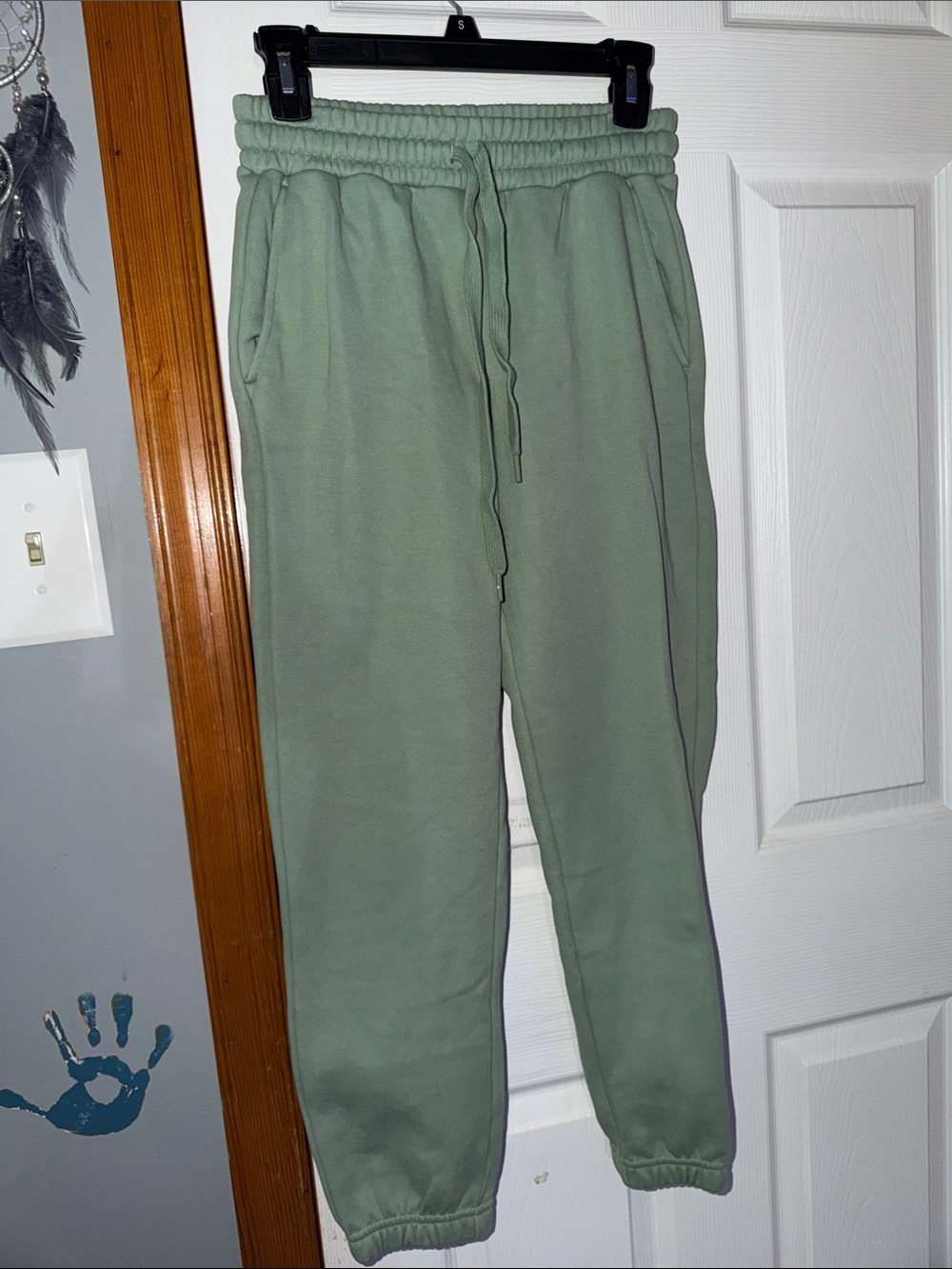 Fabletics Sage Green Drawstring Joggers